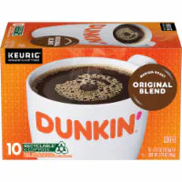Dunkin'® Original Blend Medium Roast K-Cup® Coffee Pods 10 ct