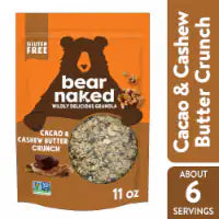 Bear Naked Gluten Free Cacao and Cashew Butter Crunch Granola 11 oz