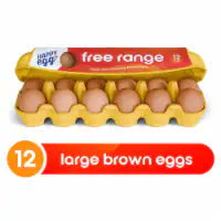 Happy Egg Co.® Free Range Large Brown Eggs 12 ct