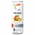 Celsius Peach Mango Green Tea Energy Drink Can 12 fl oz
