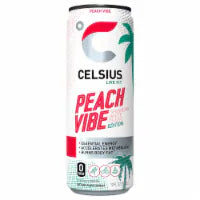 Celsius Energy Drink Peach Vibe 12 Fl Oz