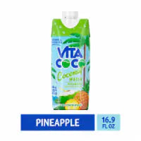 Vita Coco Pineapple Flavored Coconut Water 16.9 Fl Oz