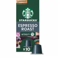 Starbucks® by Nespresso Coffee Pods for Original Machines Espresso Dark Roast 2.01 OZ 10 pods