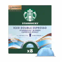 Starbucks® by Nespresso Coffee Pods for Vertuo Machines Iced Double Espresso Blonde Roast  2.82 OZ 8 pack