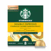 Starbucks® by Nespresso Coffee Pods for Vertuo Machines Double Blonde Espresso Roast 8 pods
