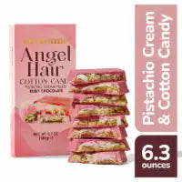 Meronne® Angel Hair Ruby Chocolate with Pistachio Cream and Cotton Candy 6.3 oz