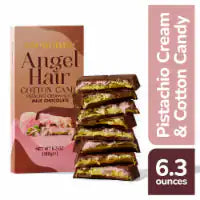 Meronne® Angel Hair Milk Chocolate with Pistachio Cream and Cotton Candy 6.3 oz