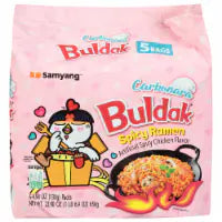 Samyang™ Carbonara Buldak® Spicy Chicken Flavored Ramen Multipack 5 pk / 4.58 oz