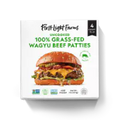 First Light Farms Uncooked 100% Grass-Fed Wagyu Beef Patties 4 ct / 4 oz