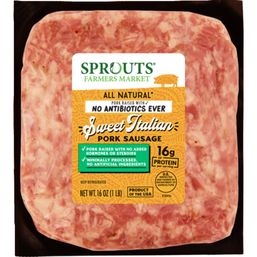 Sprouts Sweet Italian Pork Sausage No Antibiotics Ever 16 oz