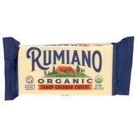 Rumiano Organic Sharp Cheddar Cheese 8 oz