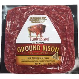 Tender Bison 90% Lean Ground Bison 16 oz
