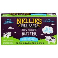 Nellies Sea Salted Butter 2 Sticks 8 oz