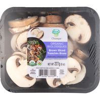 Champs Organic Sliced Baby Bella Mushrooms 8 oz