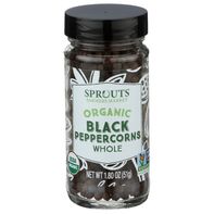 Sprouts Organic Black Peppercorns 1.8 oz