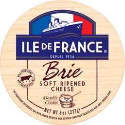 Ile De France Soft Ripe Brie Cheese 8 oz