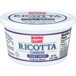 Mauro & Gianni Part Skim Ricotta Cheese 15 oz