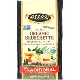 Alessi Organic Traditional Bruschette Oven Baked Toasts 5 oz