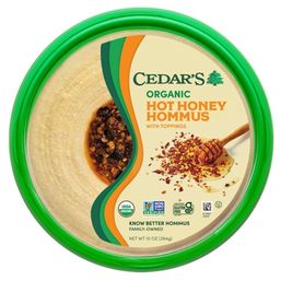 Cedar's Mediterranean Foods Organic Hot Honey Hommus 10 oz