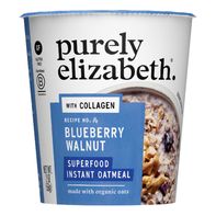 Purely Elizabeth Blueberry Walnut Superfood Oatmeal With Collagen 2 oz