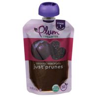 Plum Organics Organic Just Prunes Stage 1 Baby Food Pouch 3.5 oz