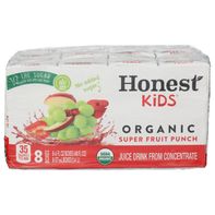 Honest Kids Organic Kids Fruit Punch Juice Boxes 8 Pack