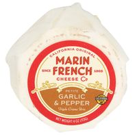 Marin French Cheese Petite Garlic & Pepper Brie 4 oz