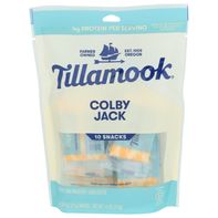 Tillamook Colby Jack Cheese Snack Portions 10 Pack