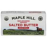 Maple Hill Creamery Organic Grass-Fed Salted Butter 2 Sticks 8 oz