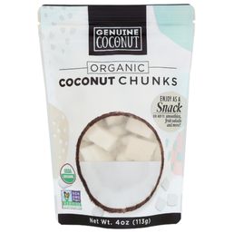Genuine Coconut Organic Coconut Chunks 4 oz