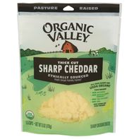 Organic Valley Organic Shredded Sharp Cheddar Cheese 6 oz