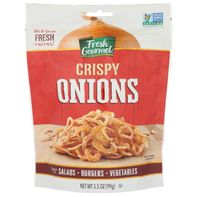 Fresh Gourmet Lightly Salted Crispy Onions 3.5 oz
