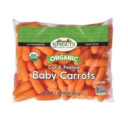 Organic Baby Carrots Bag 1 lb