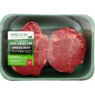Sprouts 100% Grass-Fed Fresh Boneless Angus Beef Tenderloin Steak About 1.2 lb each