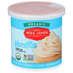 Miss Jones Baking Co Organic Vanilla Frosting 11.29 oz