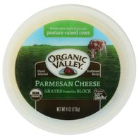 Organic Valley Organic Grated Parmesan Cheese 4 oz