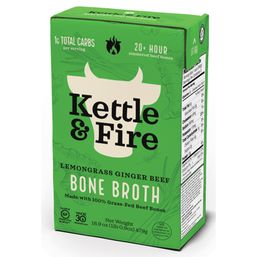 Kettle & Fire Lemongrass Ginger Pho Bone Broth 16.9 oz
