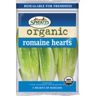 Organic Romaine Hearts 3 ct