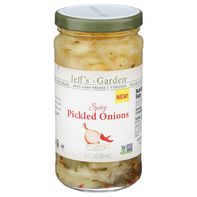 Jeff's Garden Spicy Pickled Onions 12floz