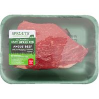 Sprouts 100% Angus Grass-Fed Boneless Bottom Round Steak About 0.55 lb / package
