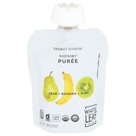 White Leaf Provisions Organic Pear + Banana + Kiwi Baby Food 90 g