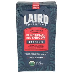 Laird Superfood Organic Peruvian Ground Medium Roast Coffee 12 oz