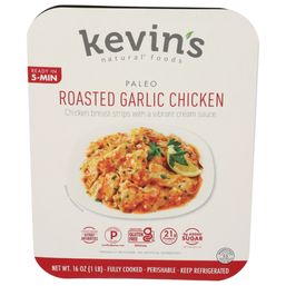 Kevin's Natural Foods Roasted Garlic Chicken 16 oz