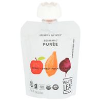 White Leaf Provisions Organic Apple + Sweet Potato + Beets Baby Food 3.17 oz