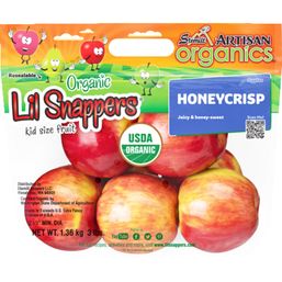 Stemilt World Famous Fruit Organic Honeycrisp Apples Bag 3 lb