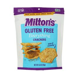 Milton's Gluten Free Everything Baked Crackers 4.5 oz