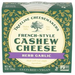 Treeline Treenut Cheese Herb Garlic French-Style Treenut Cheese 6 oz