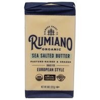 Rumiano Organic Sea Salted European Style Butter 8 oz