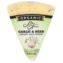 Sierra Nevada Cheese Organic Garlic & Herb Creamy Jack Cheese 6 oz