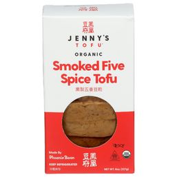 Jennys Tofu Organic Smoked Five Spice Tofu 8 oz